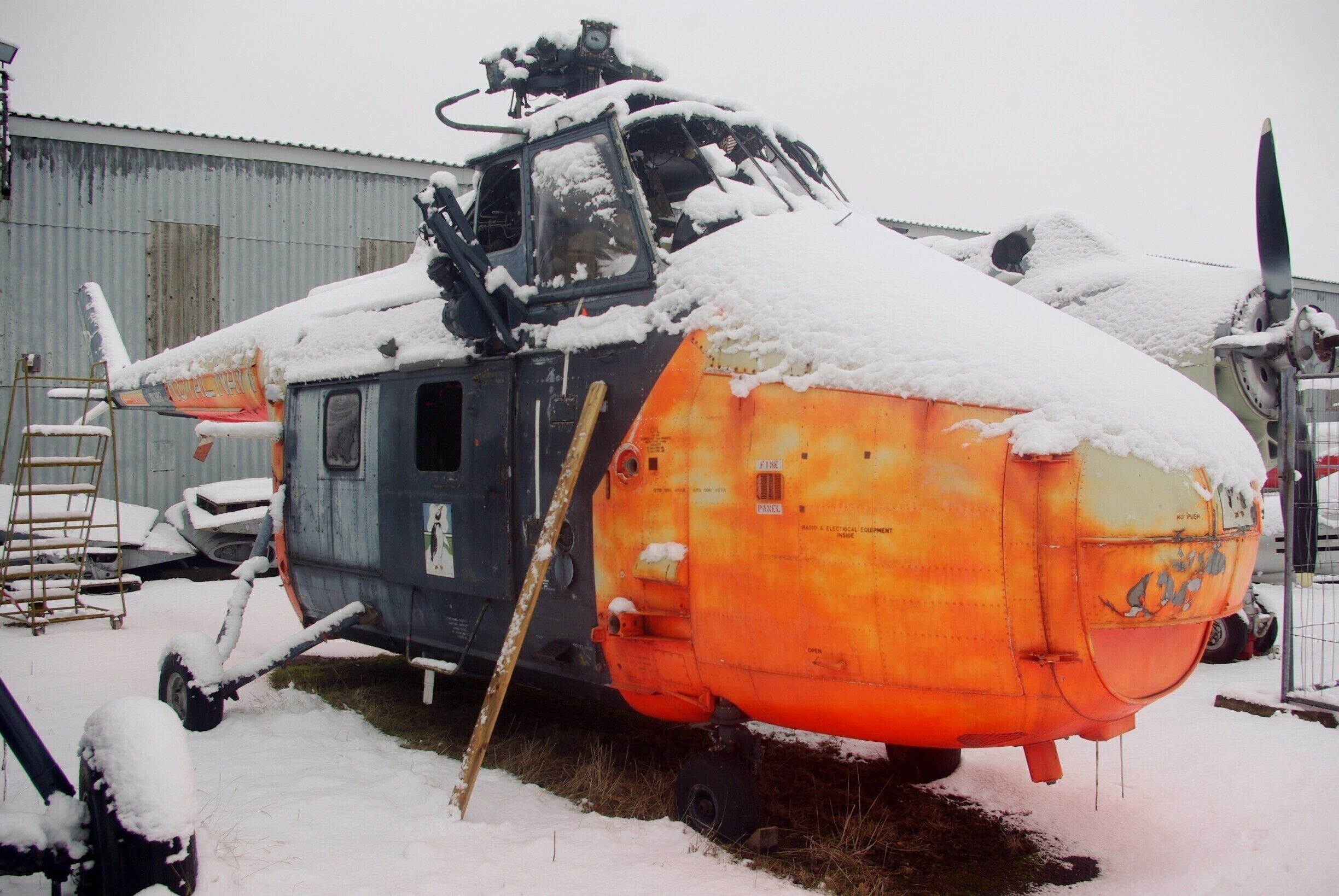 A good amount of aircraft, it was quiet and snowy which made it a lot of fun