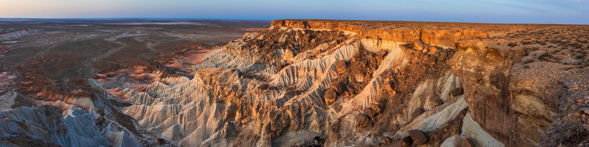 Yangykala canyon in the Balkan region, Turkmenistan.