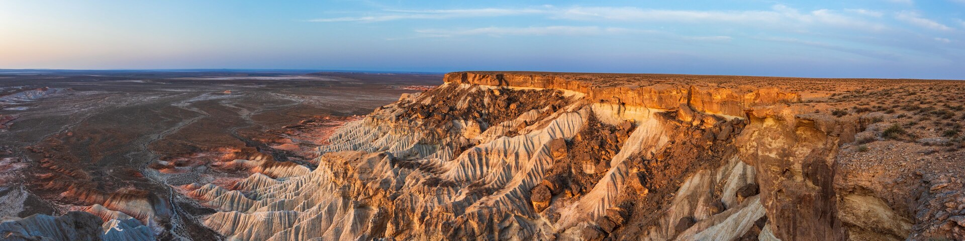 Yangykala canyon in the Balkan region, Turkmenistan.