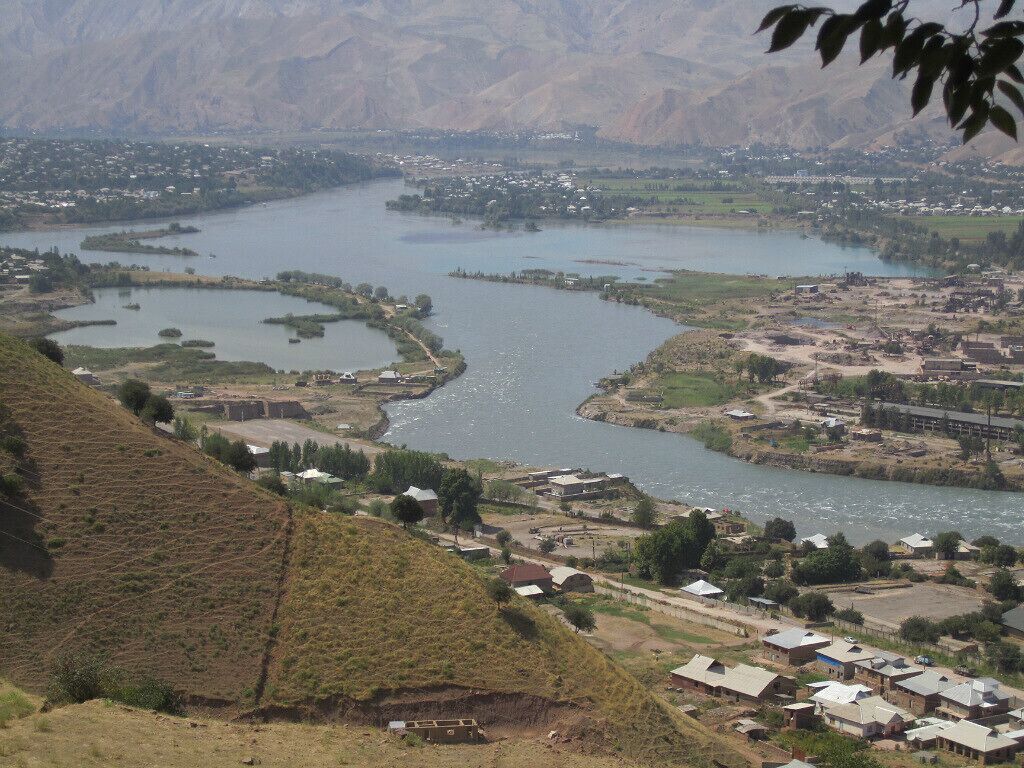 Нурек .Вид с горы.