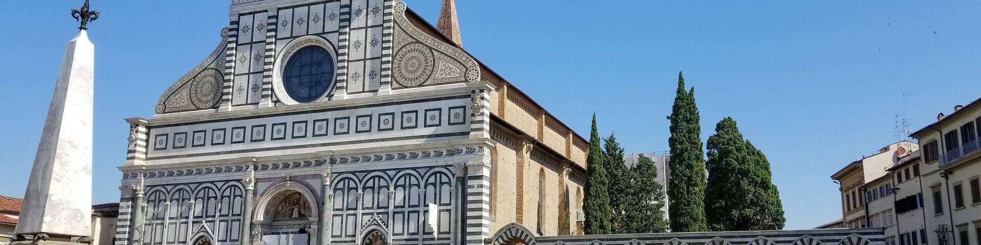 Basilica of Santa Maria Novella in Florence, Italy