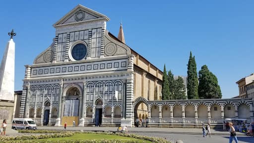 Basilica of Santa Maria Novella in Florence, Italy
