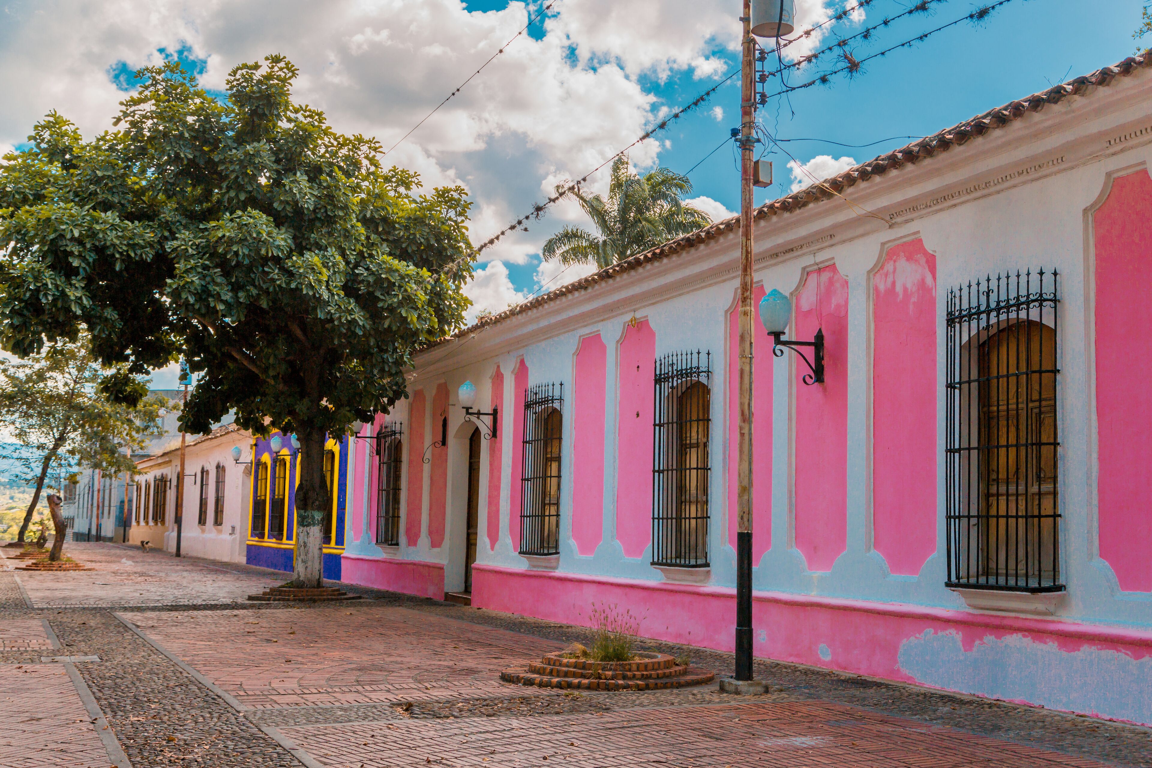 Casas coloniales en la ciudad barquisimeto venezuela sudamérica 