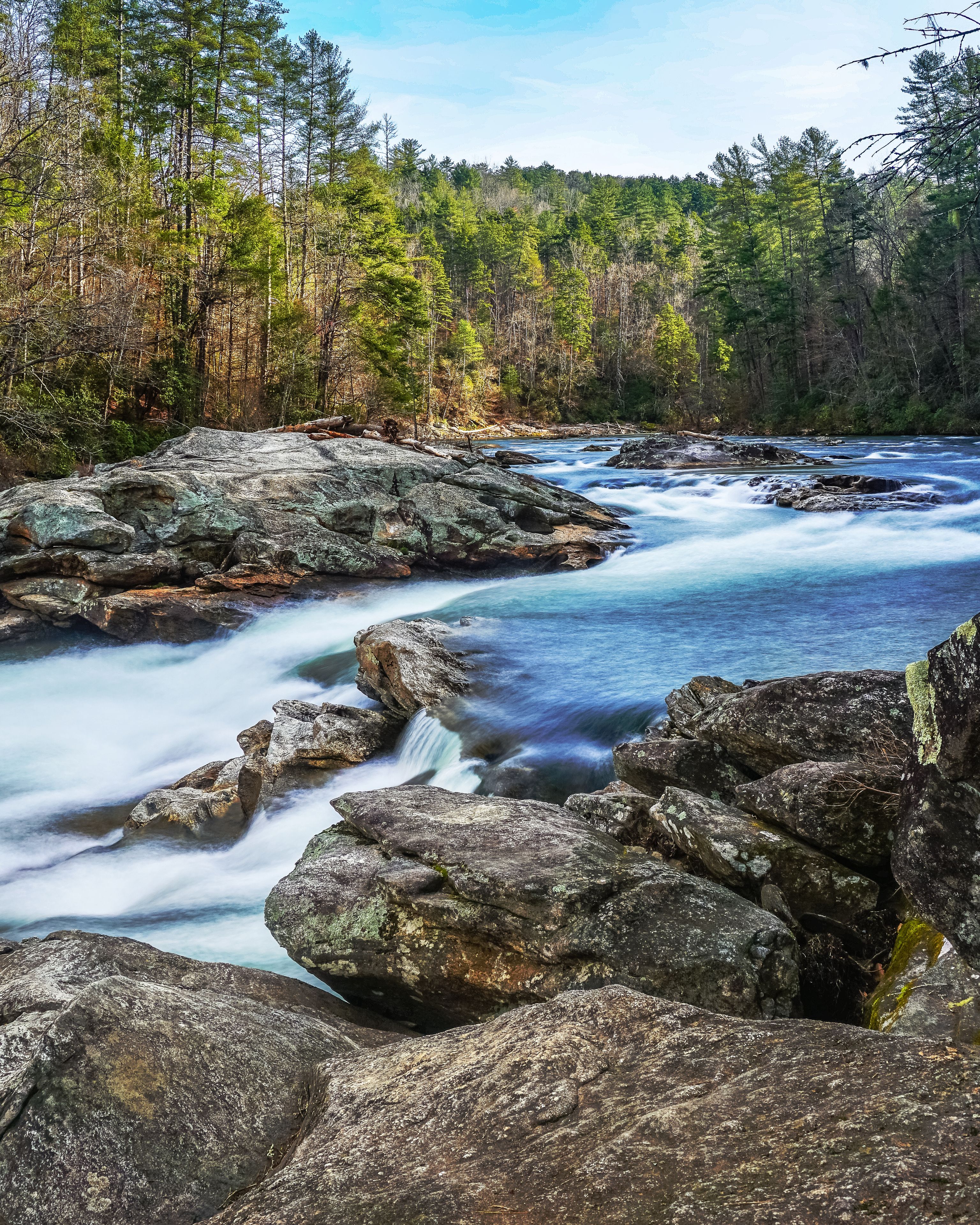 Bull Sluice Chattooga River Rapids SC / GA USA