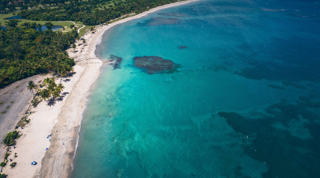 Dorado beach on a cloudy day
