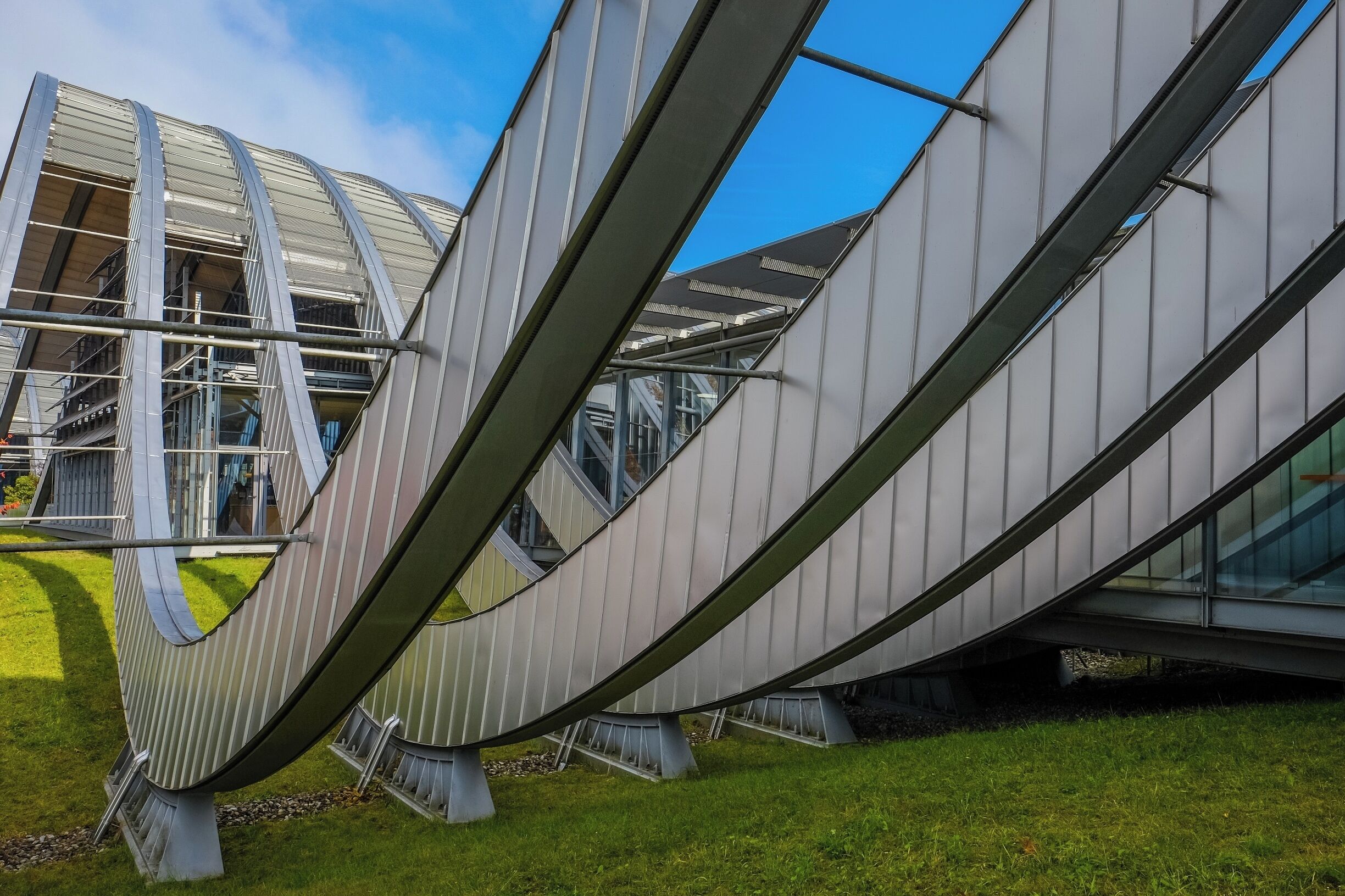 Museum dedicated to Paul Klee. Even just visiting the outside is worth it for the incredible architecture