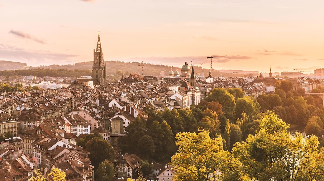 The oldtown of Bern in the summer