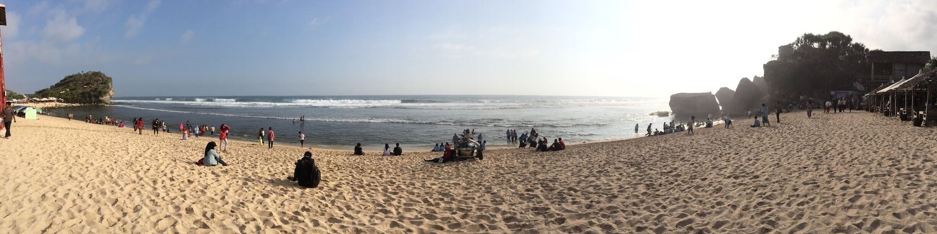 Indrayanti beach is located in Wonosari, Daerah Istimewa Yogyakarta. One of the famous beach along the southern Java shore