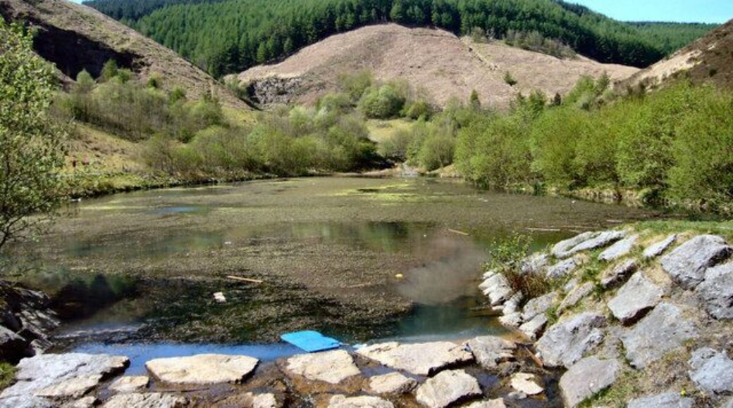 Clydach Vale Country Park Reclamation scheme on the site of the old Cambrian Colliery