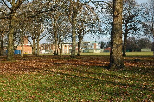 View of Croesyceiliog Comprehensive School from the south.