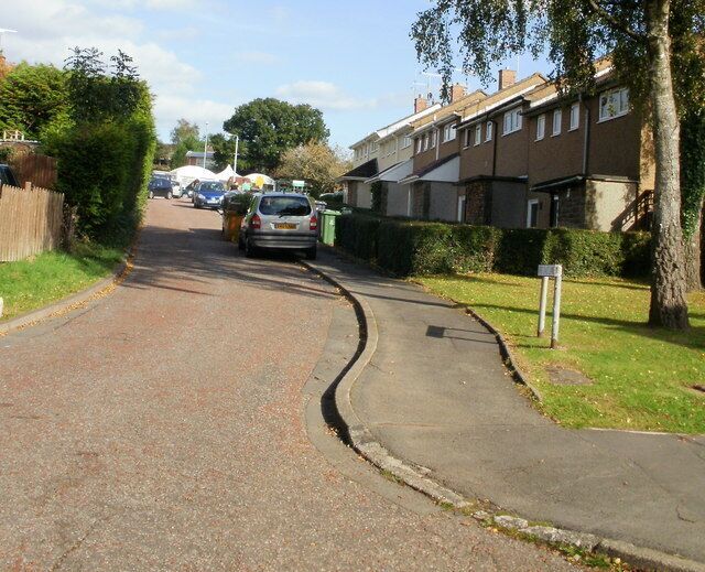 Five Oaks Lane, Croesyceiliog Heading away from Edlogan Way.