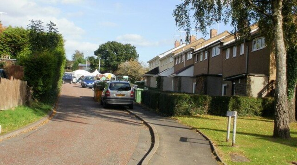 Five Oaks Lane, Croesyceiliog Heading away from Edlogan Way.