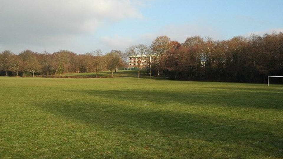 Croesyceiliog Comprehensive's rugby pitches.