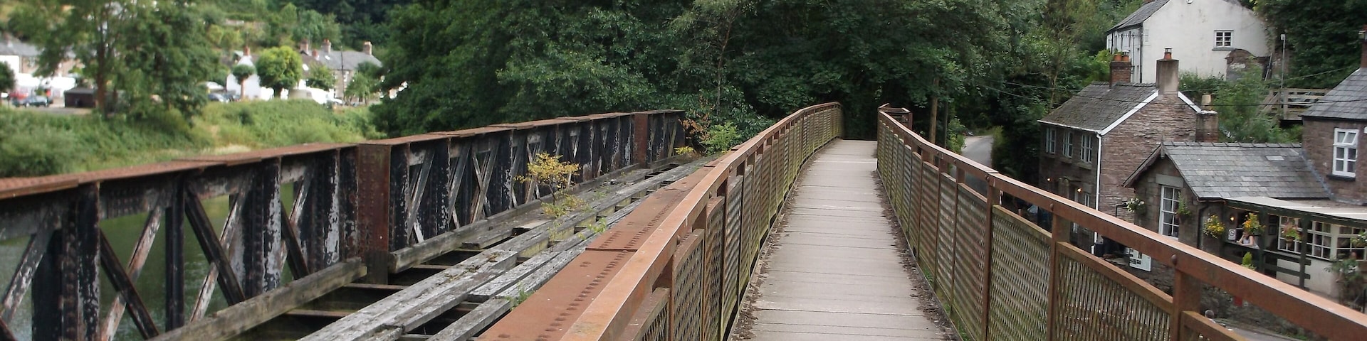 Bridge over the Wye at the Gloucestershire-Monmouthshire border