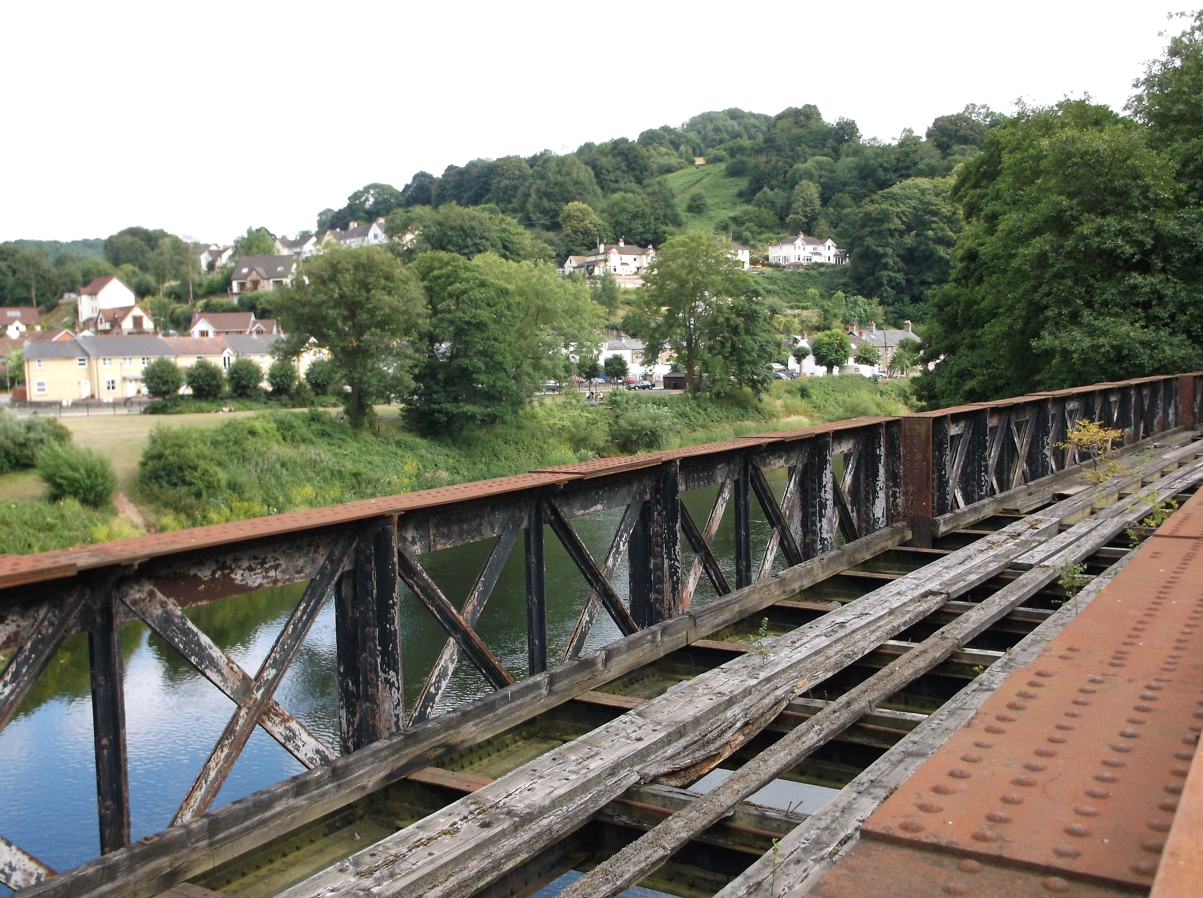 Bridge over the Wye at the Gloucestershire-Monmouthshire border