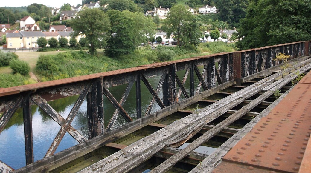 Bridge over the Wye at the Gloucestershire-Monmouthshire border