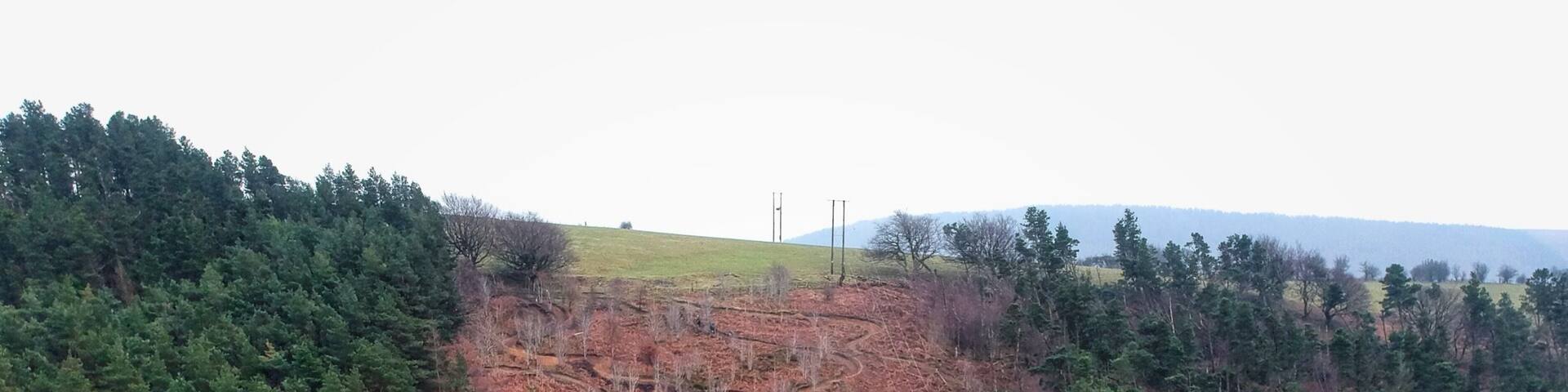 Carved into a Welsh Hill side in South Wales. These tracks were all built by hand by the local riders in the area.
#aboveitall