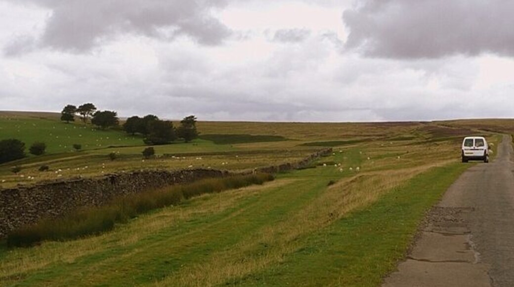 Man-moel Road The road leads from the village of Manmoel over Cefn Manmoel (although strangely the road name has a hypen and the other two don't). It is part of the Sirhowy Valley Walk, but is also driveable with care (it gets worse). I did wonder whether this was a fellow geographer parked up here but I have not seen any photographic evidence yet.