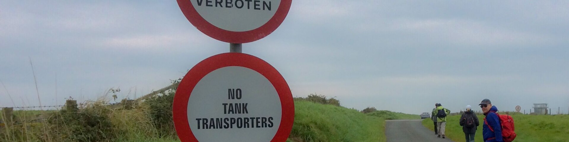 Tanks come in two forms: the dangerous, deadly kind and the 'liberating' kind.
Robert Fisk
The range was supposed to have been closed on that day, but I remember hoping that if we had met a tank, that it would have been the latter.
More information about the firing range
https://en.wikipedia.org/wiki/Castlemartin_Training_Area
#hiking
