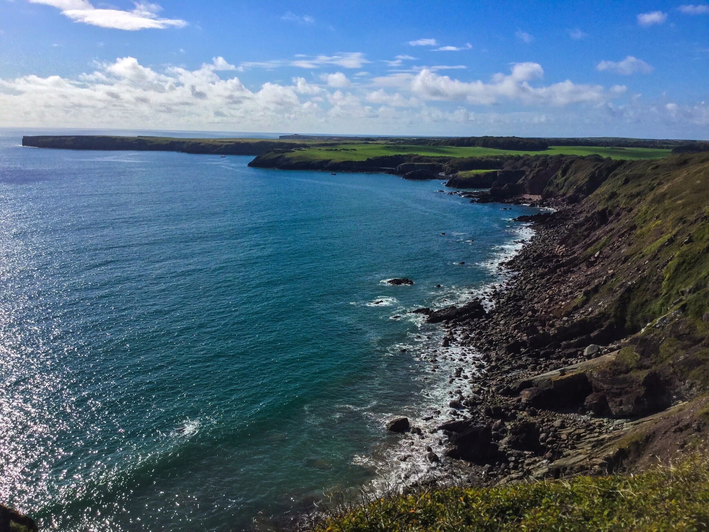 Immature poets imitate; mature poets steal.
T. S. Eliot

During the walk along the Pembrokeshire Coast Path, I wondered what kind of poet wrote this epic story that we find ourselves in.  Silly boy...always asking why the sky is blue as if it would change the taste of chocolate or Irish stew.  Yet, I still need to know...why?  Keeps me occupied, I guess, on days when there is nothing to do but wonder...why blue?

#hiking

Gravitational Waves On The Horizon:

http://www.theguardian.com/science/2016/jan/12/gravitation-waves-signal-rumoured-science

http://www.wired.com/2016/01/astrophysicists-may-have-found-gravitational-waves-or-not/