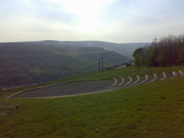 From the top of Penrhys