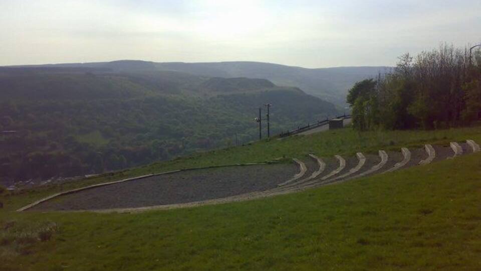 From the top of Penrhys