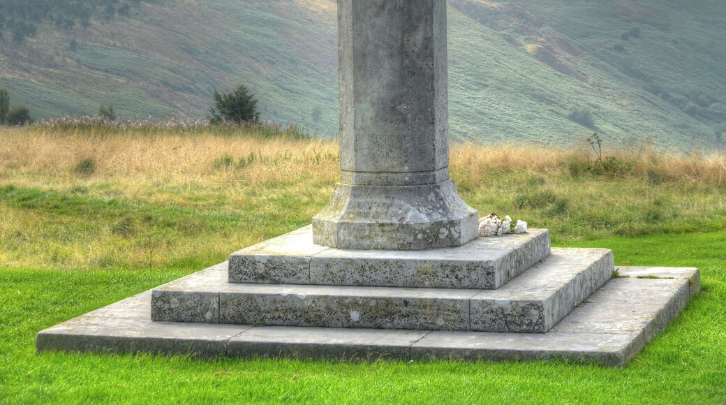 A Catholic statue at Penrhys, Wales, replacing a Marian shrine destroyed during the Protestant Reformation.
