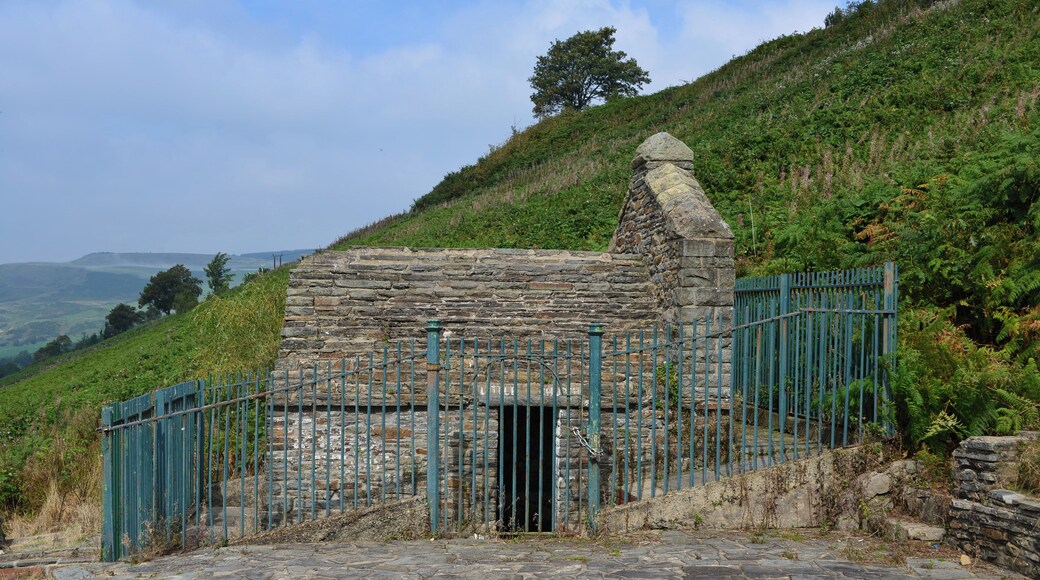 The "Little Church," built on the site of the holy well of Ffynnon Fair at Penrhys, Wales, a major pilgrimage site before the Protestant Reformation.