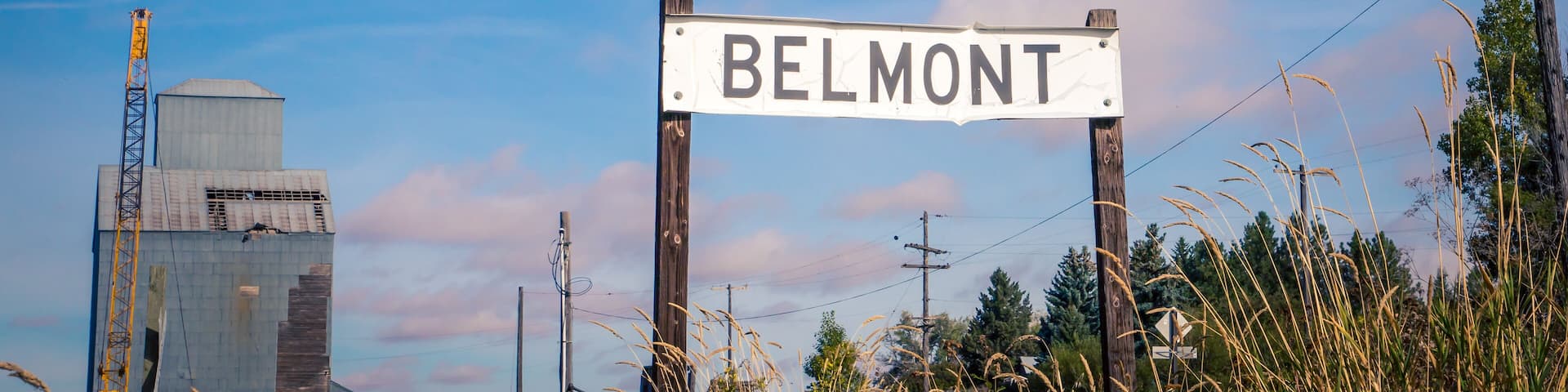 grain elevator in Belmont Washington
