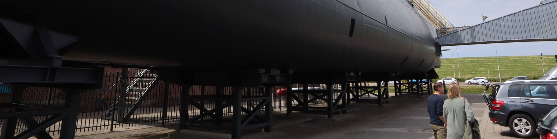 Submarine the Tonijn at the navy museum in Den Helder. You can visit iT Also from the inside