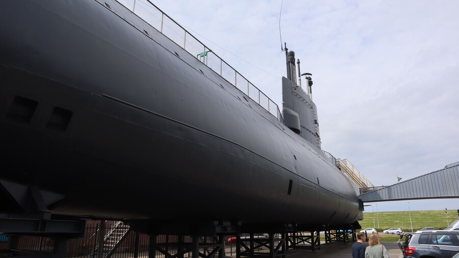 Submarine the Tonijn at the navy museum in Den Helder. You can visit iT Also from the inside