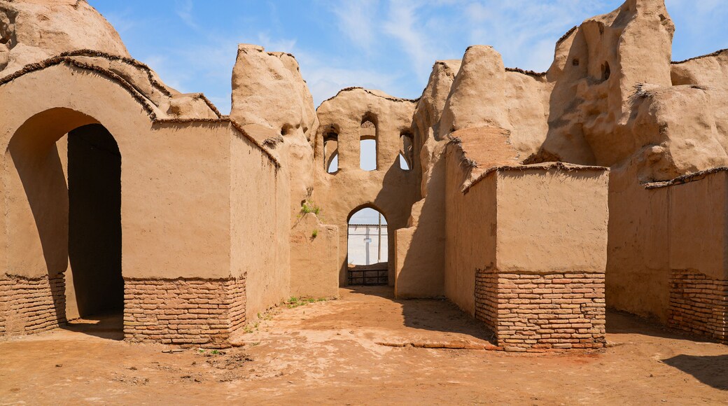 Qirqqiz Fortress, the first Islamic Academy for girls located on the outskirts of Termiz in the Surxondaryo region of Uzbekistan, Central Asia