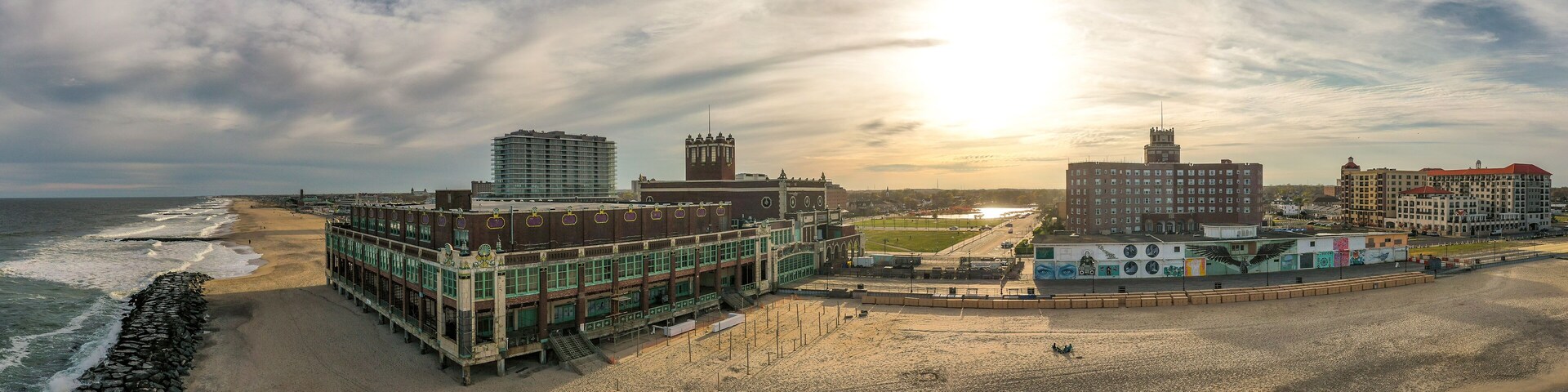 Drone Aerials of Asbury Park New Jersey