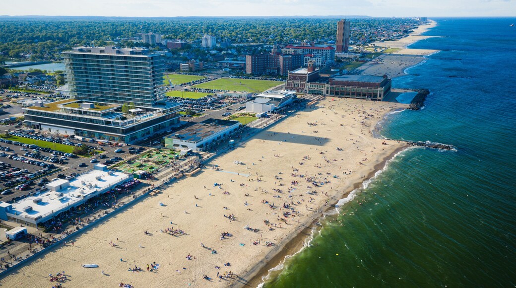 Aerial of Asbury Park New Jersey 2019