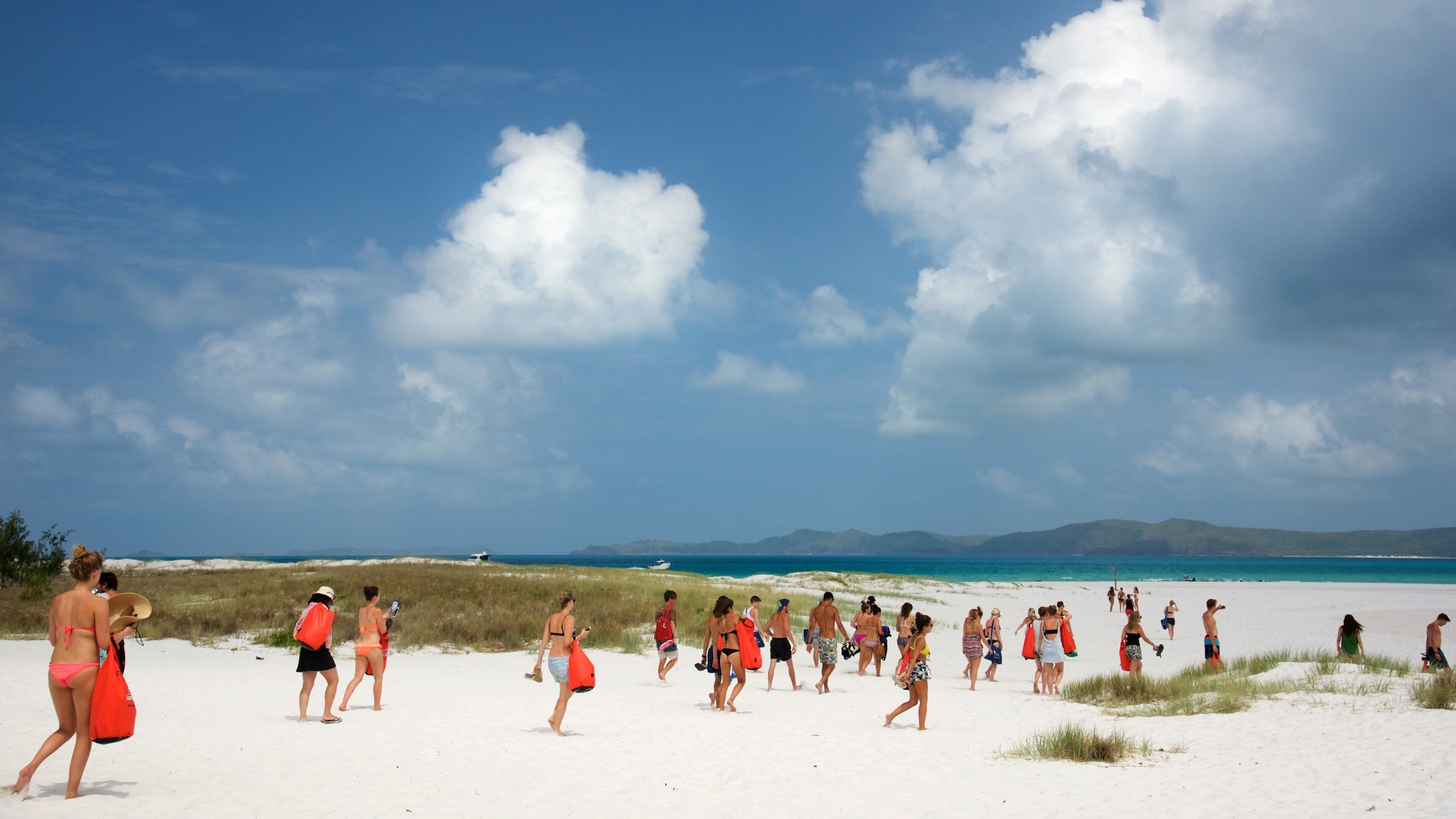Hamilton Island which includes a beach, landscape views and general coastal views