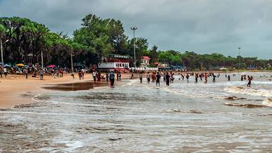 Beautiful Nagoa Beach, Diu, Union territory of Daman and Diu, Gujarat, India