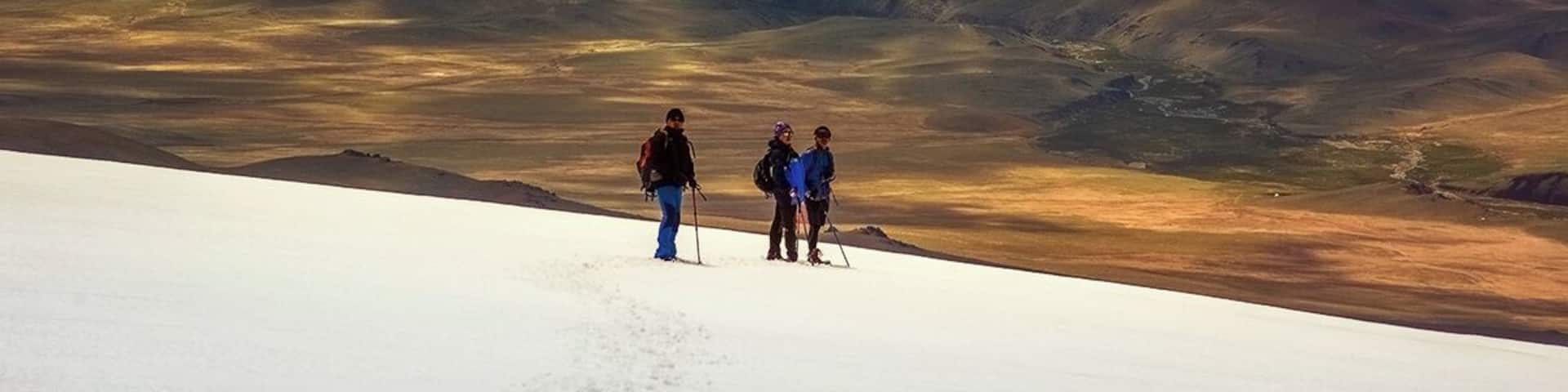On the way back from the Sutai peak (4090 meters above sea level ). Tonkhil soum, Govi-Altai province, Mongolia