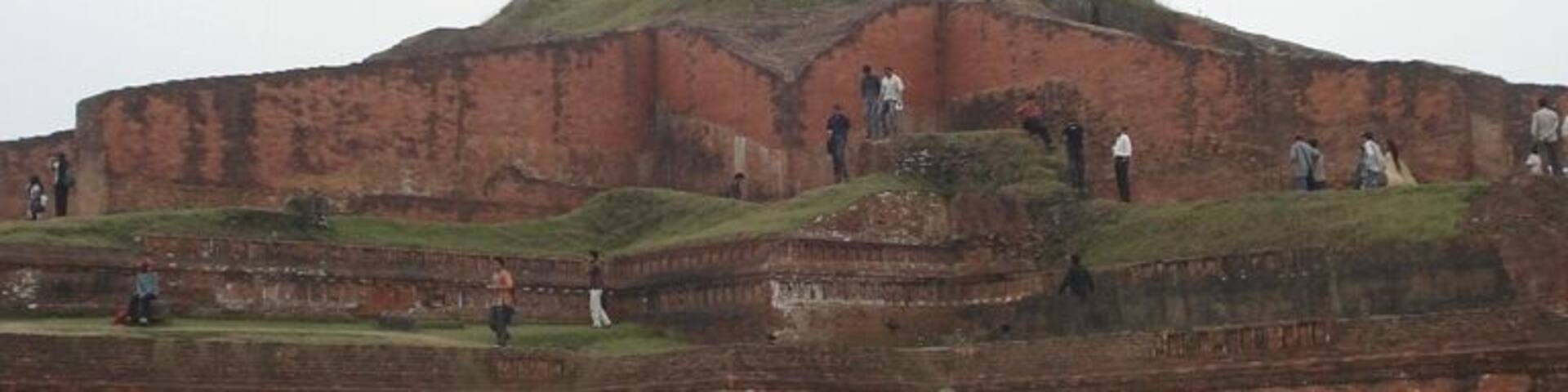 Ruins Of Sompur Buddhist Bihar at Paharpur, Bangladesh