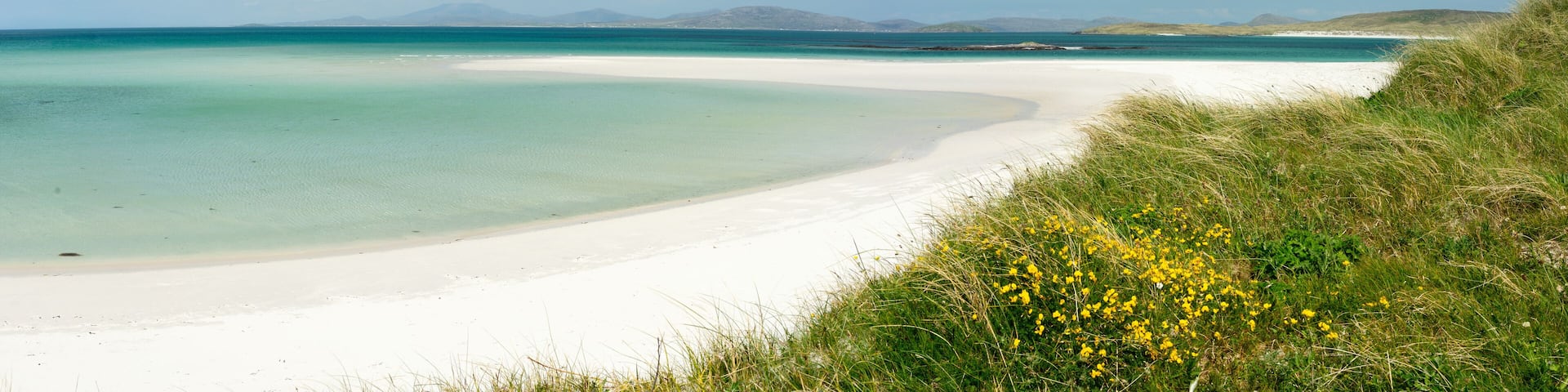 Barra Island White Sands Beach Outer Hebrides Scotland