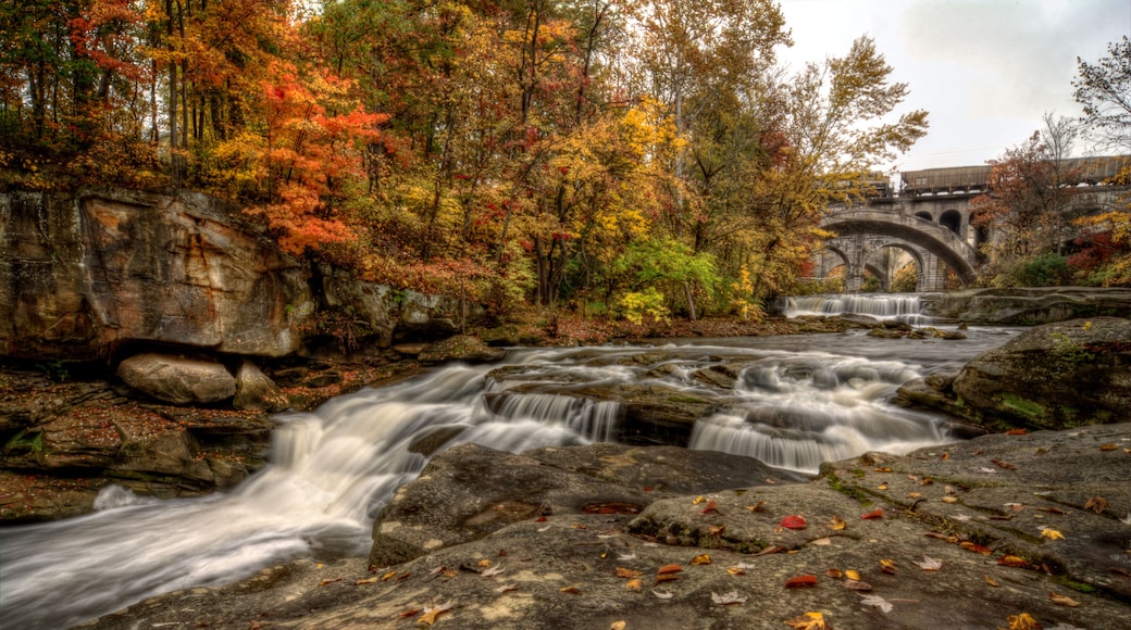 Beautiful Berea Falls In Autumn