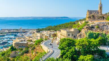 Church of Our lady of Lourdes in Mgarr, Gozo, Malta