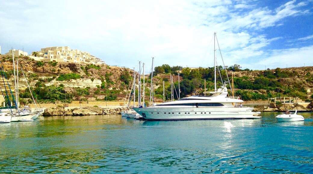 Arriving on the isle of Gozo, Malta