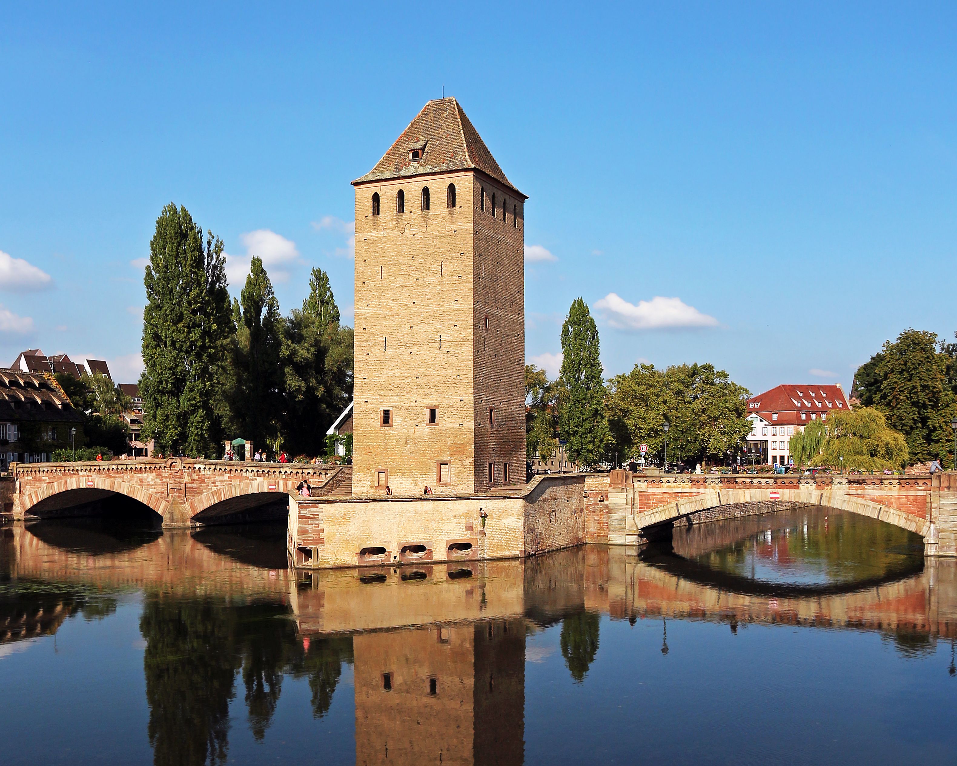 Old bridge with tower - Strasbourg - France