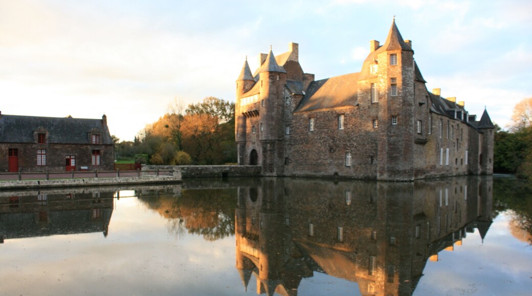 Château de Trécesson, commune de Campénéac (Morbihan, Bretagne)
