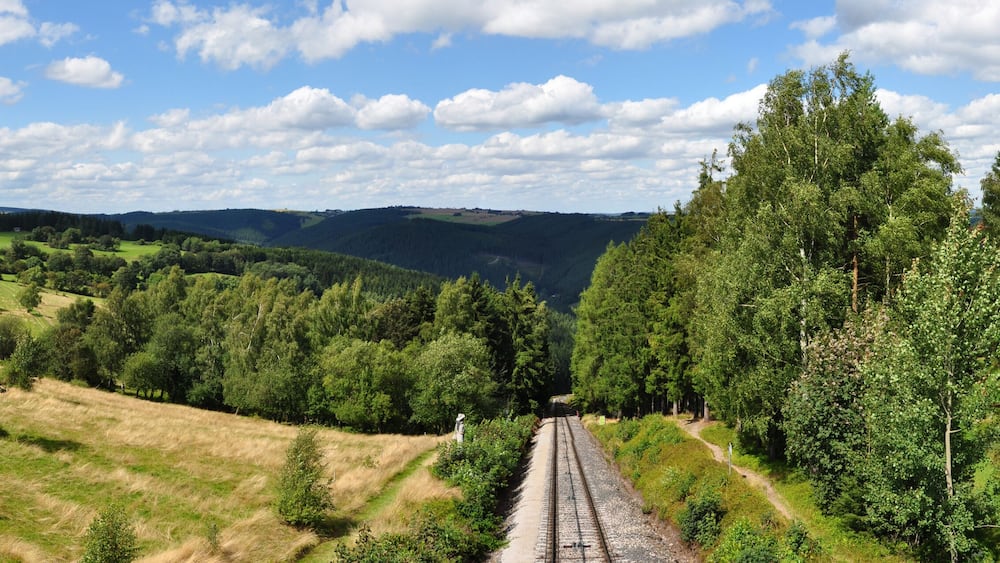 Panoramafoto Schwarzatal