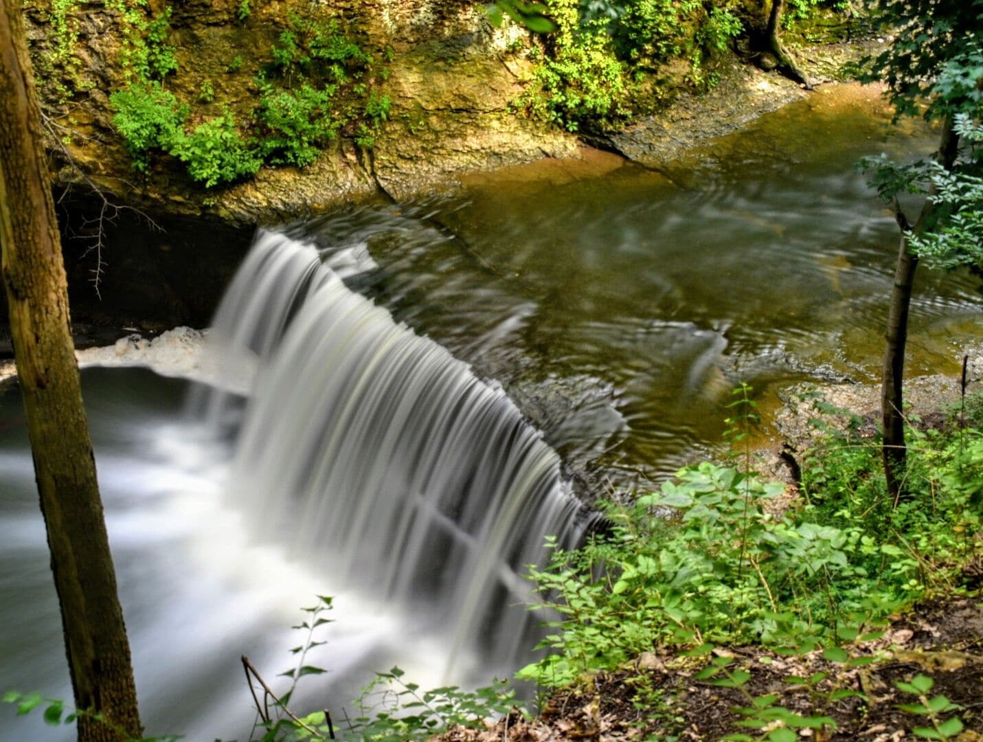 Beautiful little falls located a few hundred yards from downtown Dublin.