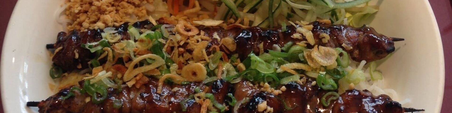 Yummy bun thit nuong! The food here is super authentic Vietnamese deliciousness. You will need to make a few visits to get a good sampling with such a range on offer.