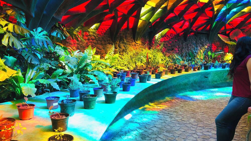 This place is the most beautiful place I’ve ever been and I’ll ever be. #colors #peace #architecture #mexico #culture #stainedglass #glass