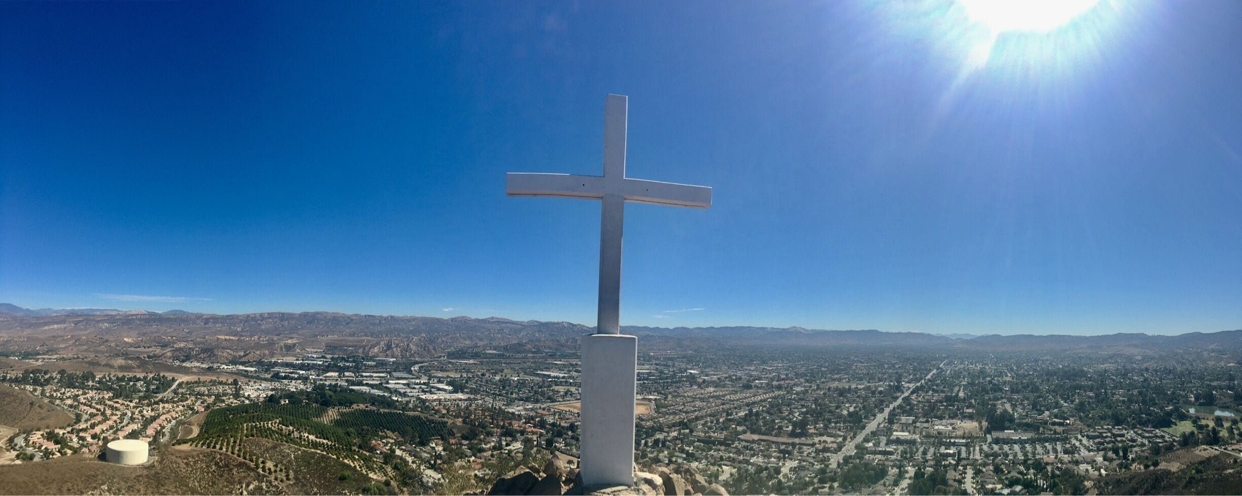 This hike was hot and dusty but the views of the city below the cross were so worth it. 