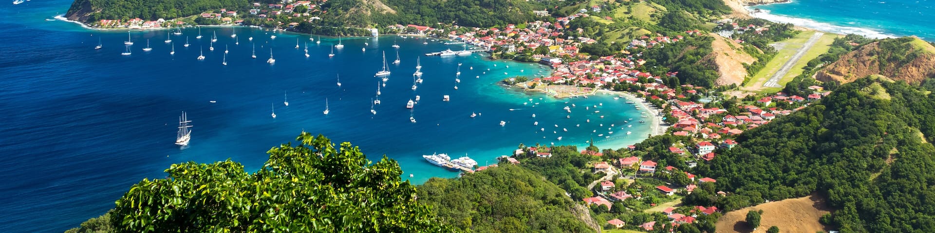 Overlook of Island Town in Guadeloupe, Shutterstock ID 544456366, purchase_order: SP-1269 HA 2018 Batch 1, Order: , client: , other: